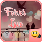 آیکون‌ Forever  Love Emoji Panda SMS Theme