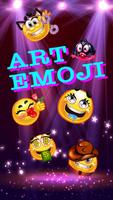 Art Free Emoji SMS Keyboard Affiche