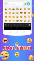 Cool SMS Free Emoji Keyboard plakat