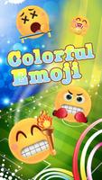 Colorful SMS Emoji Emoticons Affiche