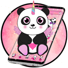 Panda Unicorn Galaxy Anime icône