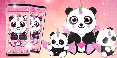 Panda Unicorn Galaxy Anime capture d'écran 3