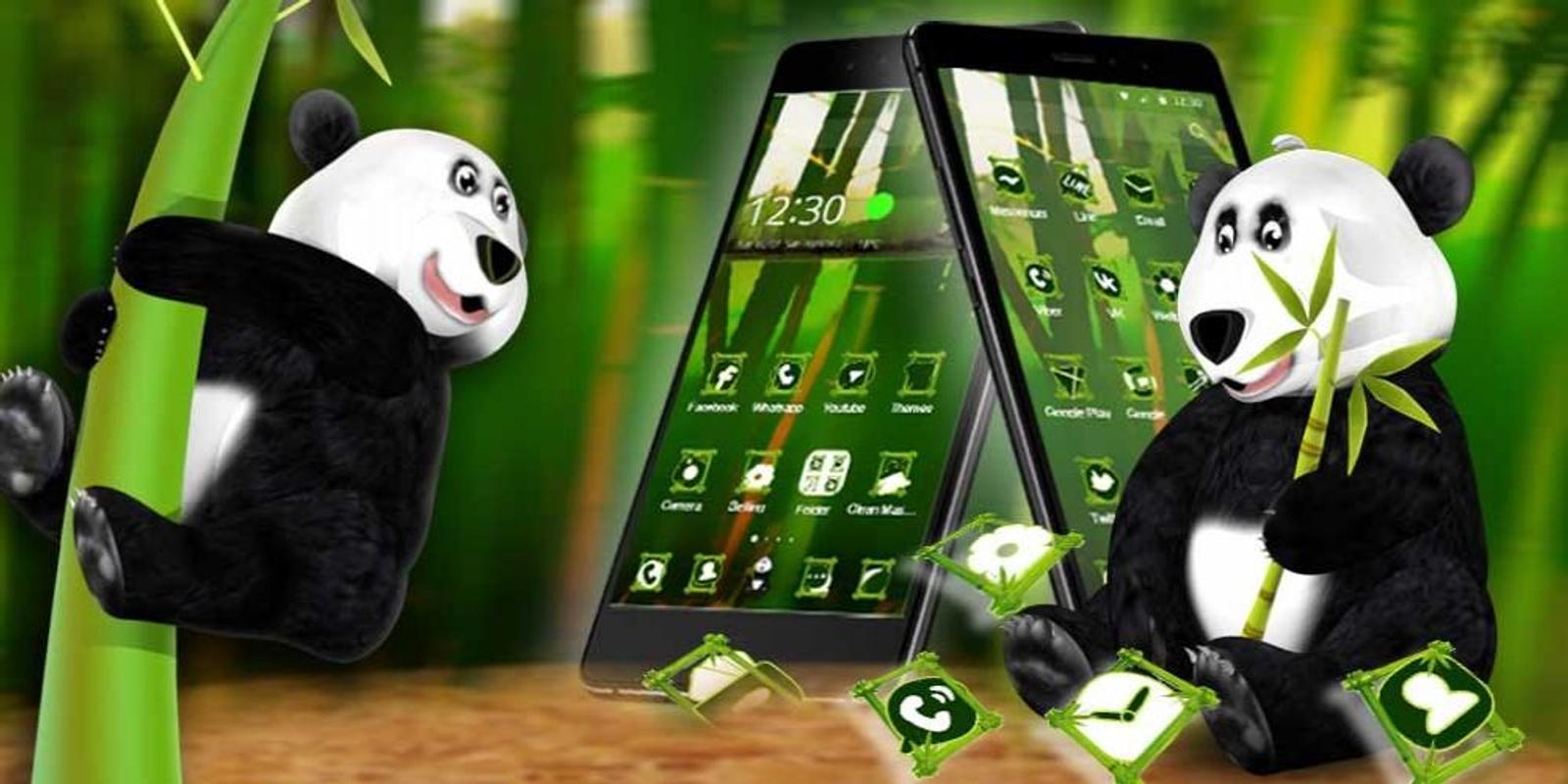 Tema Indah Kartun Panda 3D For Android APK Download