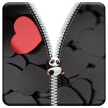 Love Zipper Lock with Panda