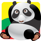 Panda baby rattle 图标