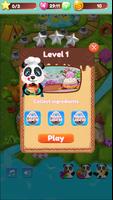 Match 3 Games - Panda Fruit Crush syot layar 2