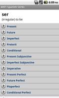 4001 Spanish Verbs screenshot 2
