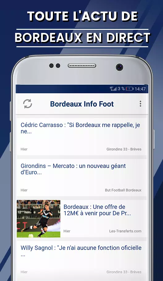 Girondins Info Foot : L'actu foot de Bordeaux for Android - APK Download