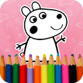 Pepy Pig Painting Coloring