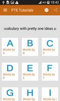 PTE Tutorials- vocabulary, tips, ideas capture d'écran 1
