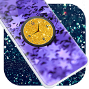 Glitter Clock Live Wallpaper APK