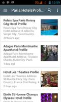 1 Schermata Paris Hotels