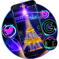 Paris Night Launcher Theme APK download