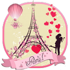 Paris Eiffel Tower Love Theme icône