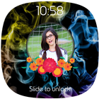 Colorful Smoke Lock Screen icono
