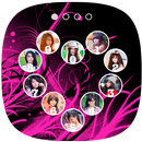 Neon Pink Lock Screen APK