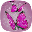 Pink Butterfly Lock Screen APK