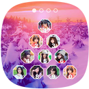 Pink Snow Lock Screen APK