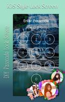 Waterfall Lock Screen Affiche