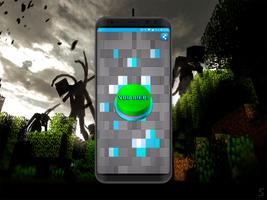 Minecraft Dead Song Button Plakat