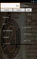 Pashto French Dictionary Plakat