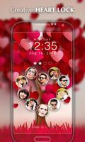 Love Photo Lock Screen Heart Affiche