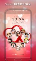 Love Photo Lock Screen Heart capture d'écran 1