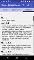 Kamus Bahasa Banjar syot layar 3