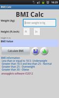 BMI Calculator पोस्टर