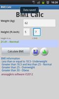 BMI Calculator Ekran Görüntüsü 1