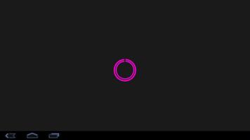 برنامه‌نما Pink C-Circle Neon Clock عکس از صفحه