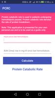 PCRC - Protein catabolic rate Affiche