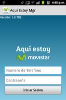 Aquí Estoy Movistar Manager Affiche