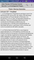 Codigo Procesal Penal del Perú Screenshot 2