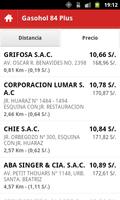 Precio Combustibles Perú screenshot 2