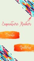 Signature Maker Affiche