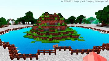 Mapa del parque temático Fantasy Islands MCPE captura de pantalla 2