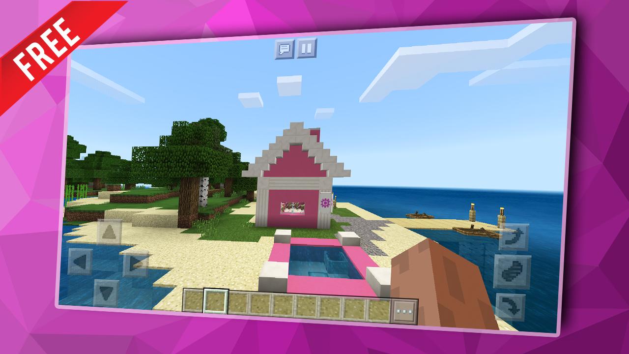 Girl Pink House Juego Multijugador 2018 Mcpe For Android Apk Download