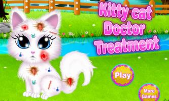 Nettes Katzen-Krankenhaus - Kinderspiel Plakat