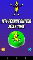 Banana Jelly Button Meme ポスター