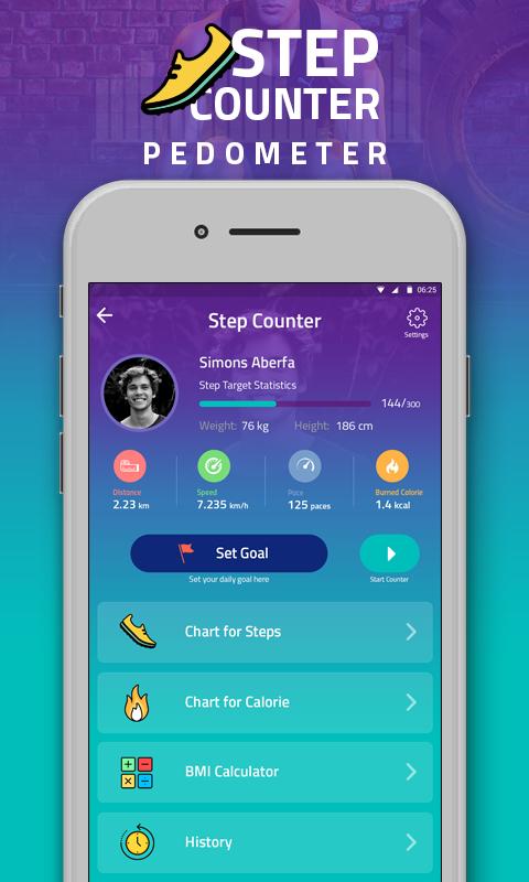 Step android. Step Counter Pedometer приложение. В фитнес приложении о шагов. Приложения для шагов встроенная. Шаги в приложении здоровье.