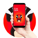 Peking opera mask red theme APK