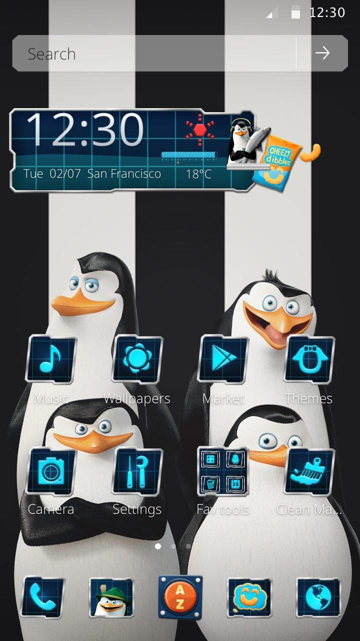 Android 用の マダガスカルのアンダーカバーエージェントランチャーのペンギン Apk をダウンロード