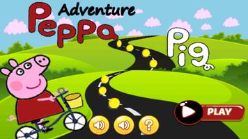 Peppa Pig Adventure Run plakat