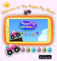 peppa pig racing poster