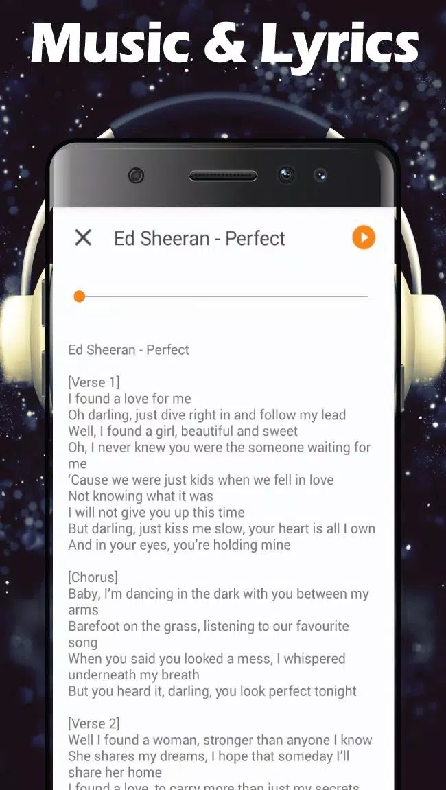 Perfect - Ed Sheeran Music & Lyrics APK for Android Download