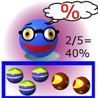 Learn percentages with fun No4 icône