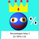 King of percentages 2 آئیکن