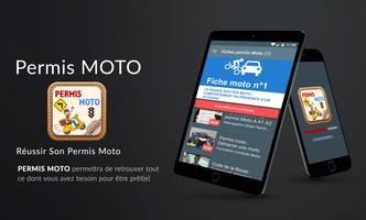 Permis Moto 2018 - Moto Ecole 2018 - Fiches Moto plakat