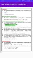 MATHS-PERMUTATIONS & COMBINATIONS-FORMULA EBOOK captura de pantalla 3